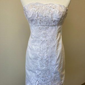 Black House/White Market Strapless Beaded Dress